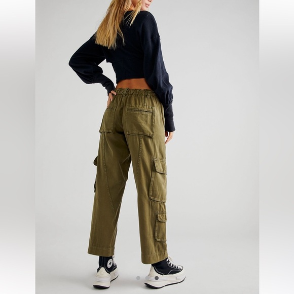 NWT Free People Tahiti Cargo Pants - Picture 3 of 11